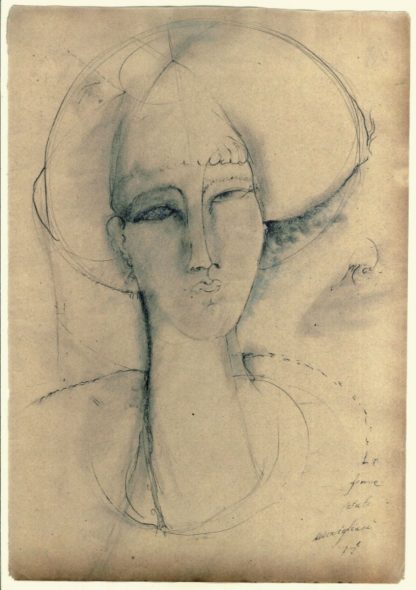 Amedeo Modigliani, Femme Fatale, 1917 