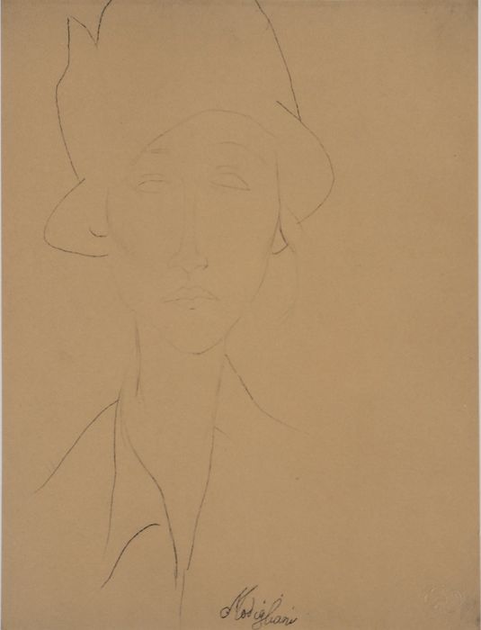 Amedeo Modigliani ritrae  Jeanne Hébuterne
