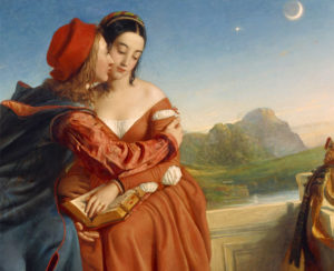  Paolo e Francesca, William Dyce, 1845, National Gallery of Scotland, (dettaglio). 
Dante nell'arte raccontato da Lucia Battaglia Ricci